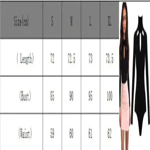 Black Cutout Long Sleeve Slim Sexy Solid Colour Jumpsuit