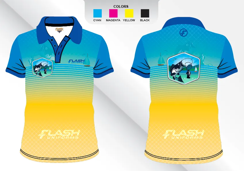 Custom Sublimated Fishing Polo Shirt SP32